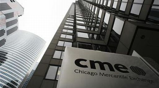 The Chicago Mercantile Exchange is pictured